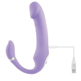 Gender X STRAP-ONS Purple Gender X ORGASMIC ORCHID - Lilac 19 cm USB Rechargeable Strapless-Strap-On 844477020150