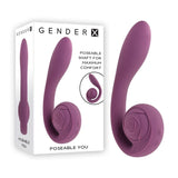 Gender X VIBRATORS Purple Gender X POSEABLE YOU -  Poseable Vibrator 844477022864