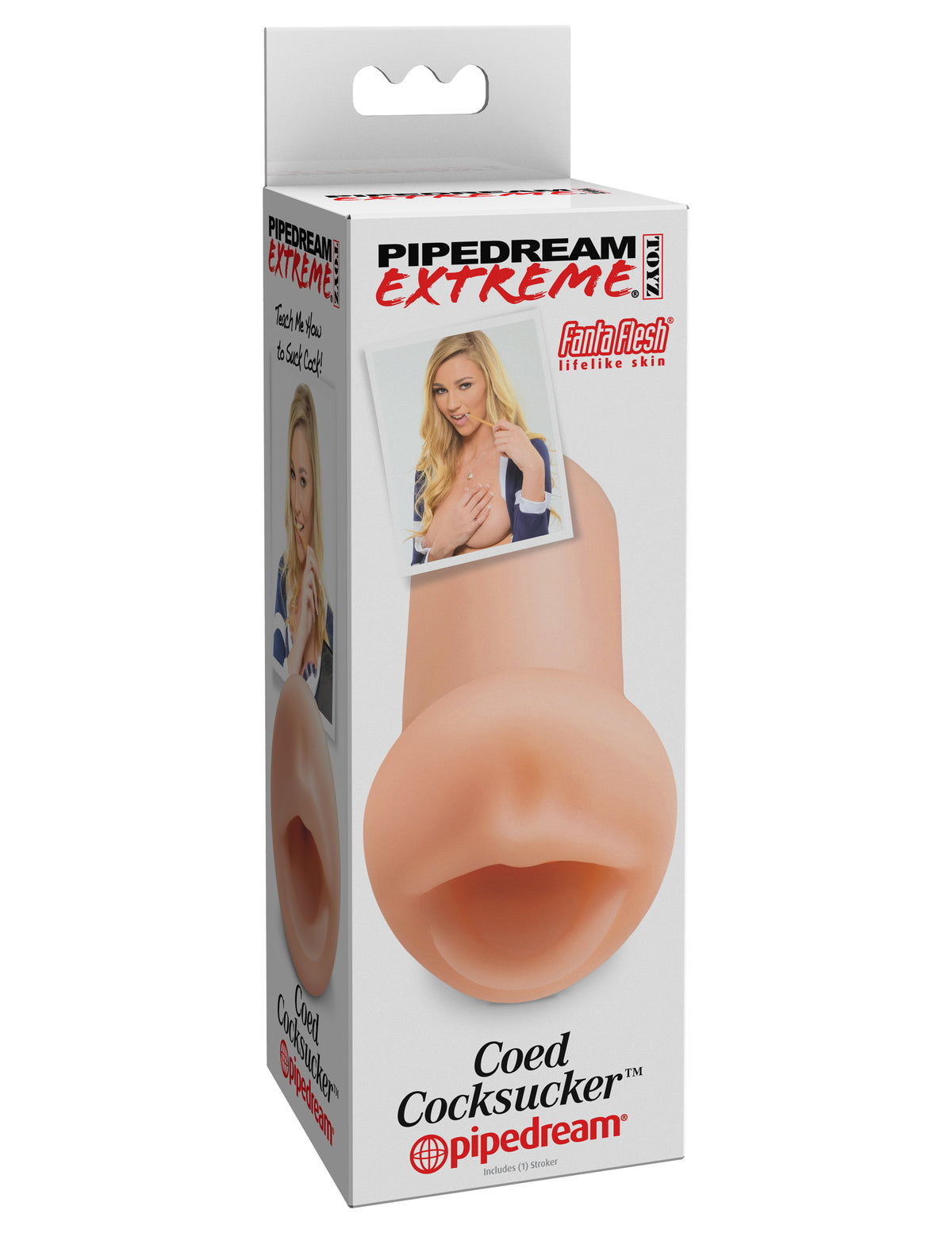 Pipedream Extreme Toyz Coed Cocksucker (Flesh) – Realistic Flesh Mouth Stroker > Sex Toys For Men > Masturbators > Manual