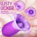 Licking Violet – Suction and Licking Vibrator with 10 Modes > Sex Toys For Ladies > Air Pulsation