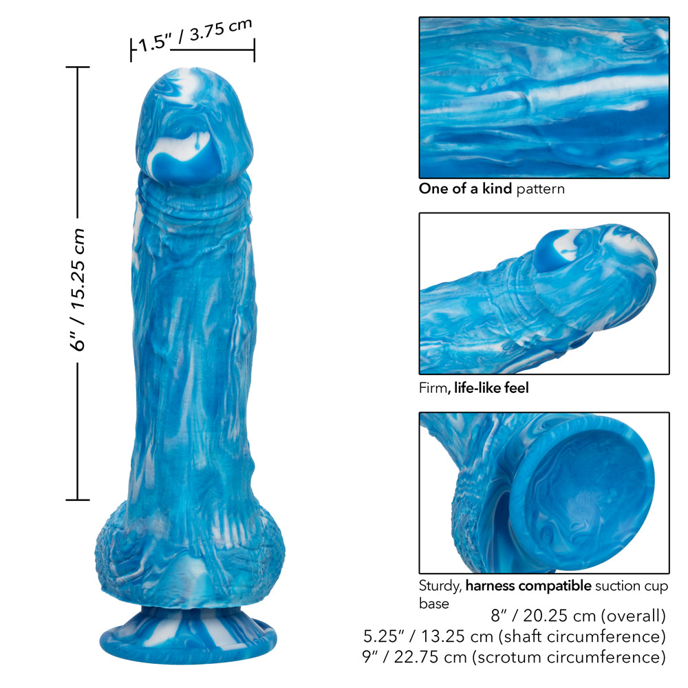 Twisted Love Blue Dong Adult Intimacy Toy with Smooth Design DONGS