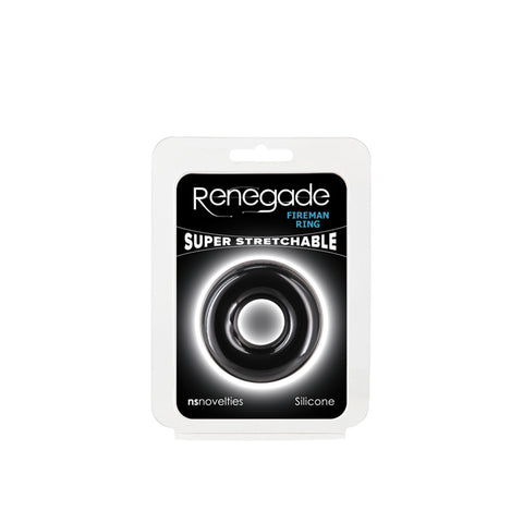 Renegade Fireman Ring - Medium - Comfortable Silicone Stretch Fit COCK RINGS