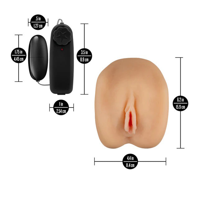 Enlust Camila (Beige) – Life-Sized Dual Entrance Masturbator > Sex Toys For Men > Masturbators > Vibrating