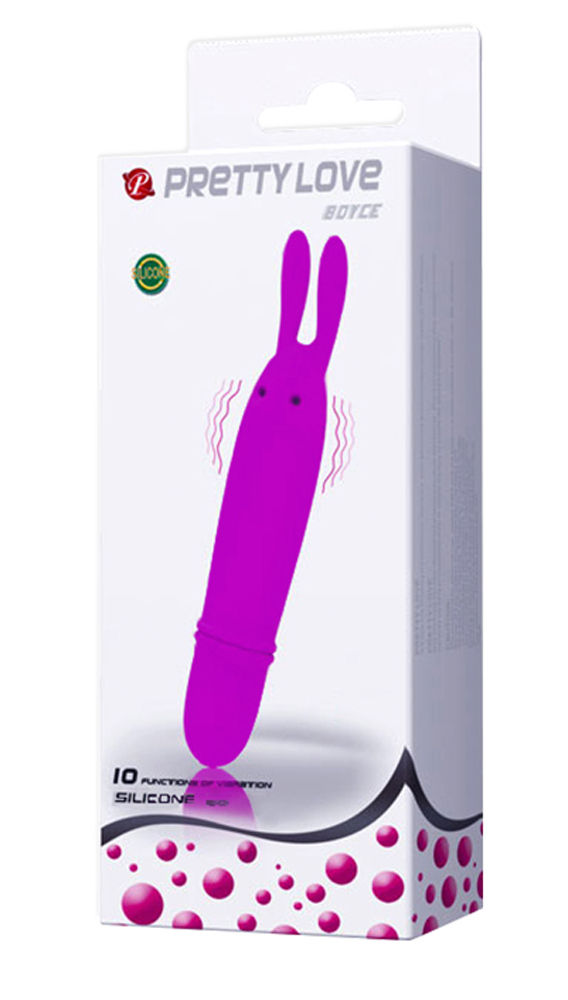 Pretty Love Boyce – Premium Silicone Bunny Vibrator with 10 Powerful Vibration Modes Purple > Vibrators > Standard Vibrators