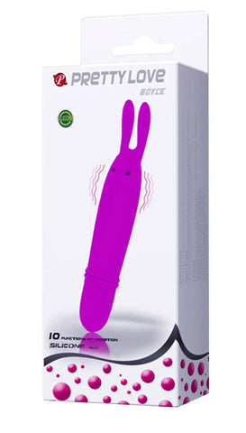 Pretty Love Boyce – Premium Silicone Bunny Vibrator with 10 Powerful Vibration Modes Purple > Vibrators > Standard Vibrators
