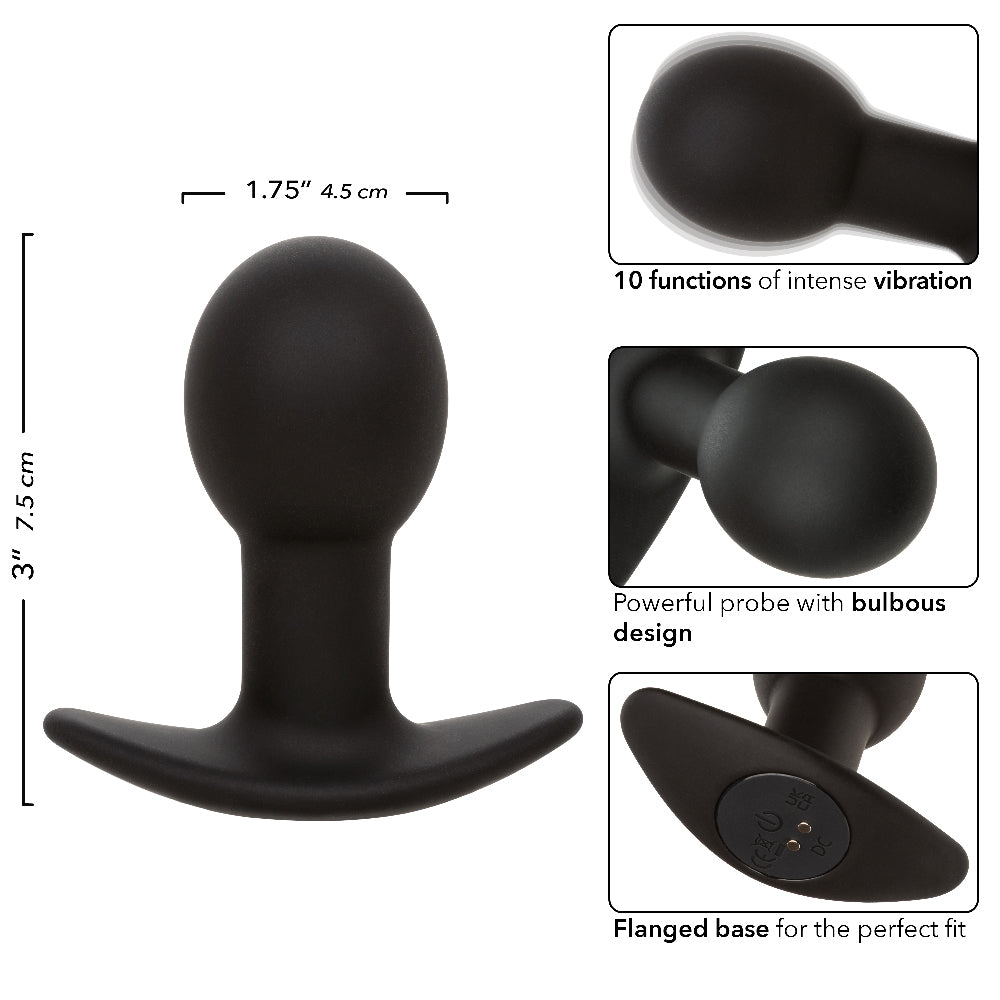 Rock Bottom Pop Probe Black Adult Intimacy Toy for Pleasure Butt Plugs