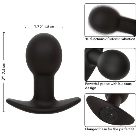 Rock Bottom Pop Probe Black Adult Intimacy Toy for Pleasure Butt Plugs