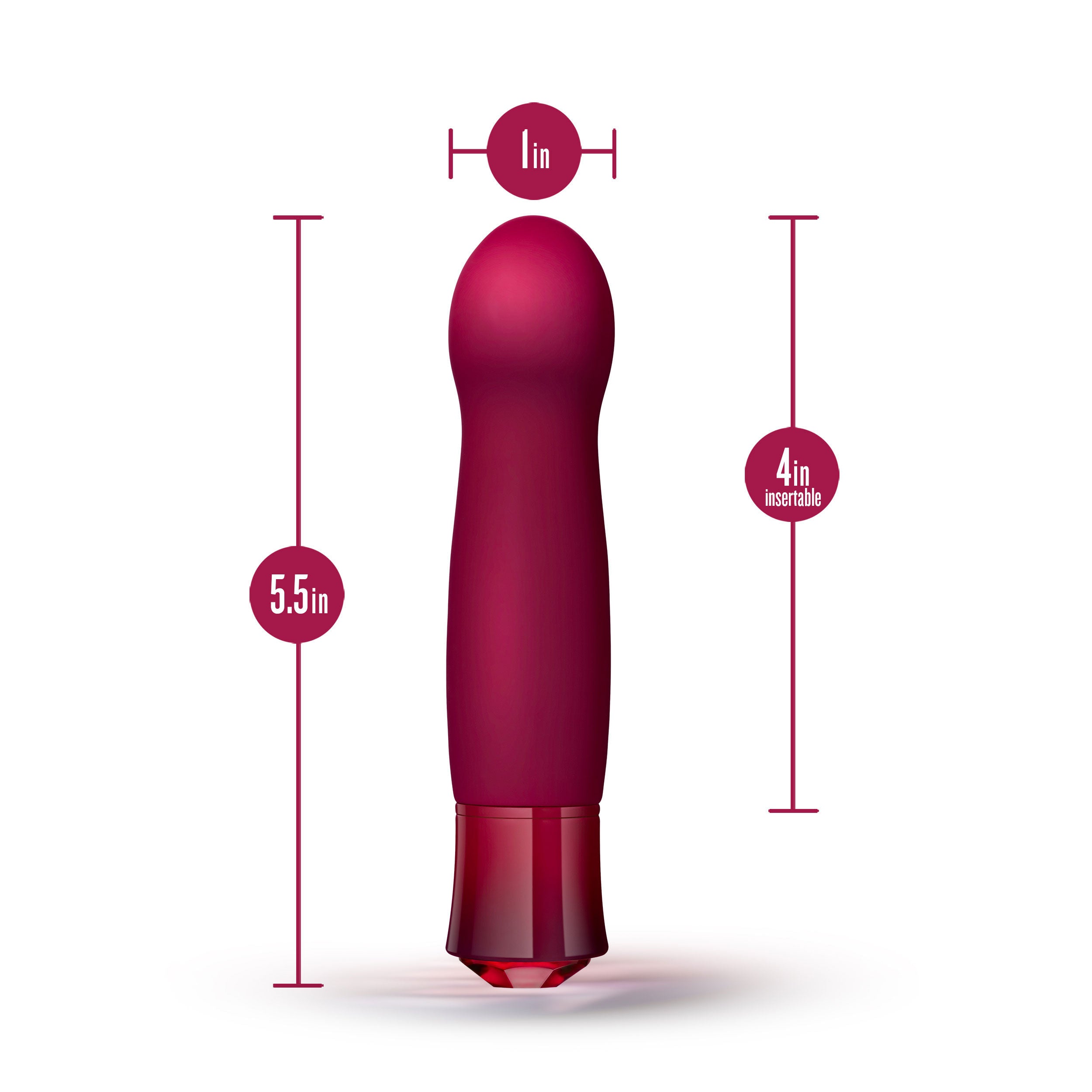 Oh My Gem Classy Garnet Fuchsia Adult Intimacy Accessory STIMULATORS