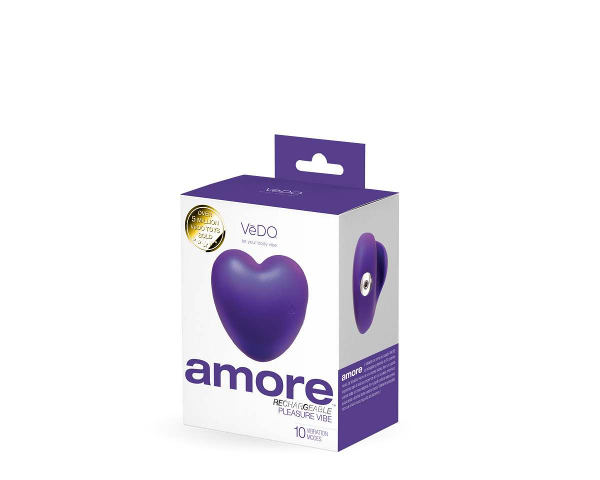 Amore Purple Vibrator with 10 Vibration Modes > Vibrators > Unconventional