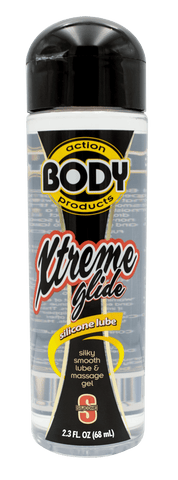 Body Action Xtreme Glide Silicone Lubricant 8.5 Oz Tube Silicone Lubricant