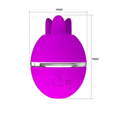Pretty Love Gemini Ball Fuchsia Dual Function Adult Toy Suction Stimulator