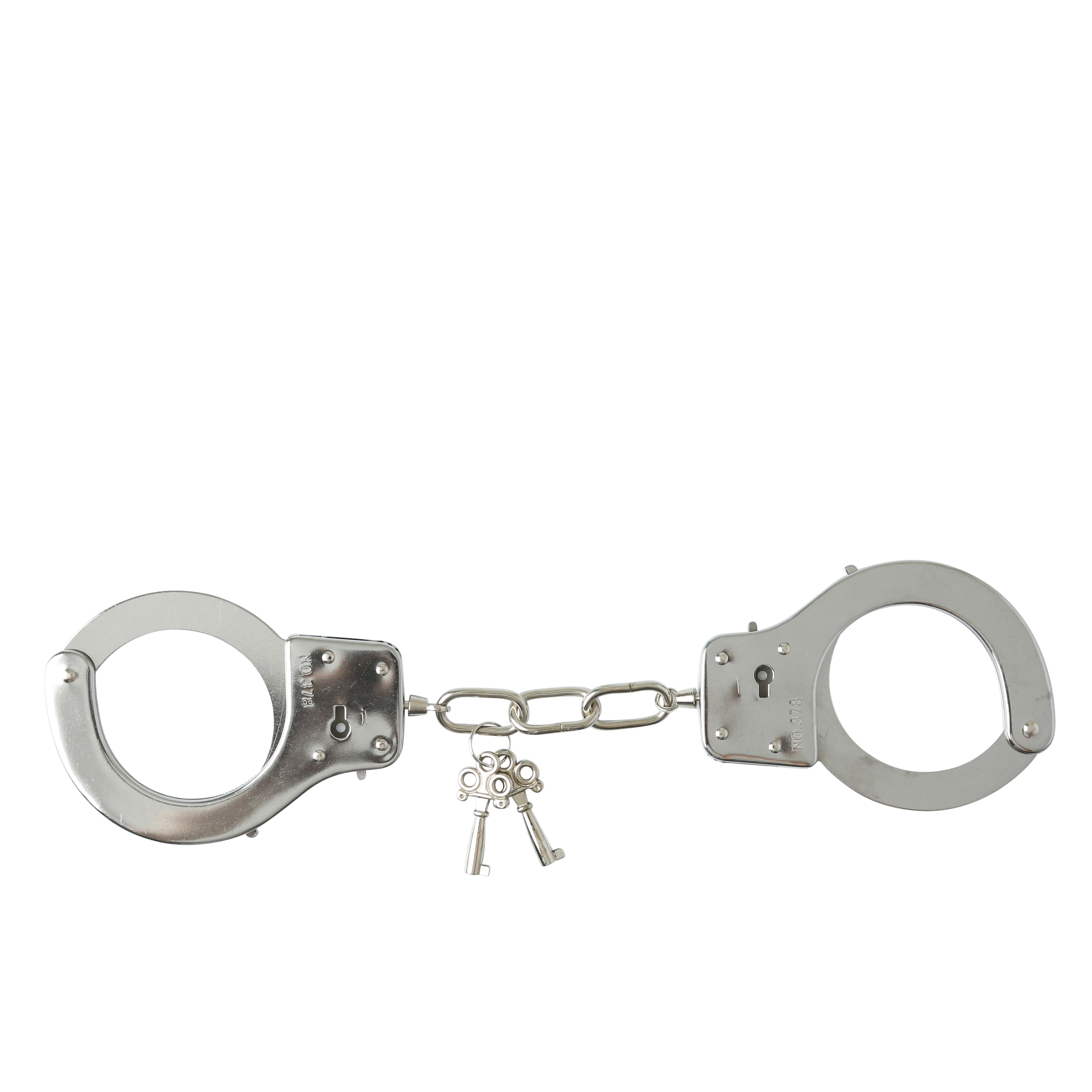 Sex and Mischief Metal Handcuffs – Sturdy Standard-Style Bondage Restraints