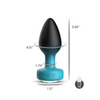 Cheeky Charms Eluxe Vibrating Small Anal Plug – Remote-Controlled Silicone Plug > Anal Range > Vibrating Butt Plugs