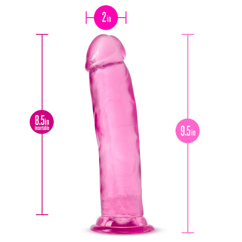 B Yours Plus Thill N Drill (Pink) – Soft Realistic Dildo Dildos & Dongs