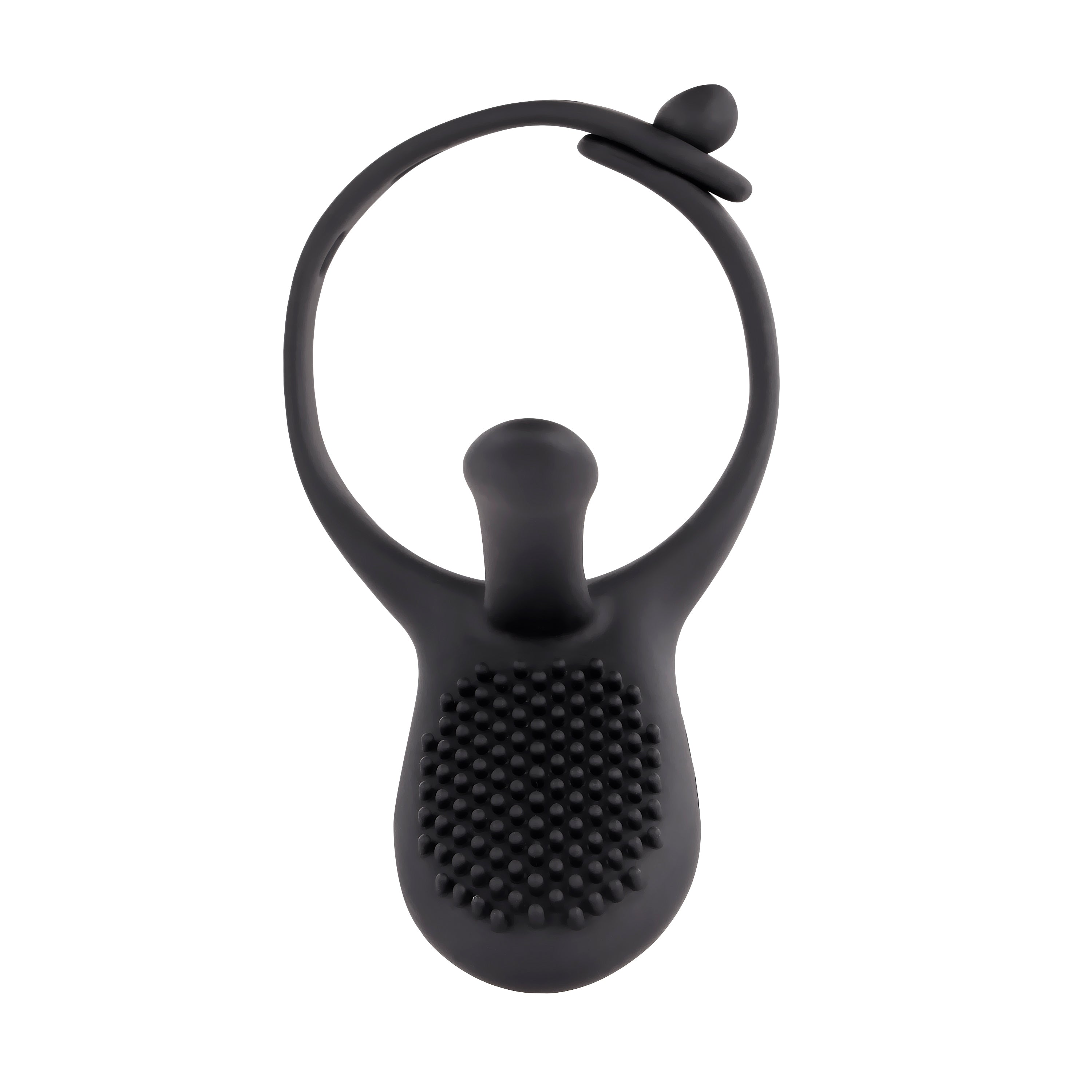 Adjustable Black Vibrating Cock Ring with Dual Motors and Remote Cock Rings Vibrating