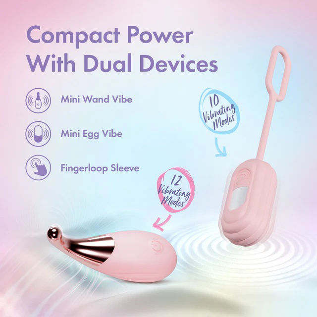 Play With Me Wanderlust Pink Vibrator With Charging Case > Vibrators > Finger Vibrators