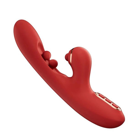 Tickler Wiggling G-Spot Vibrator - Red VIBRATORS-RABBIT
