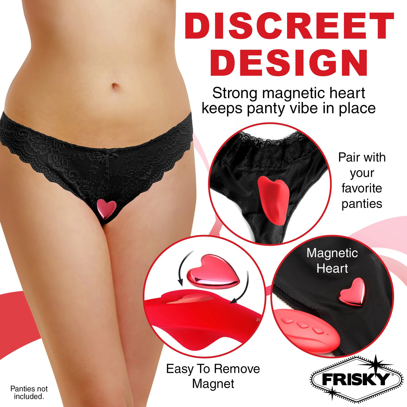 Love Connection Silicone Panty Vibrator With Remote Control Red Panty Vibrators