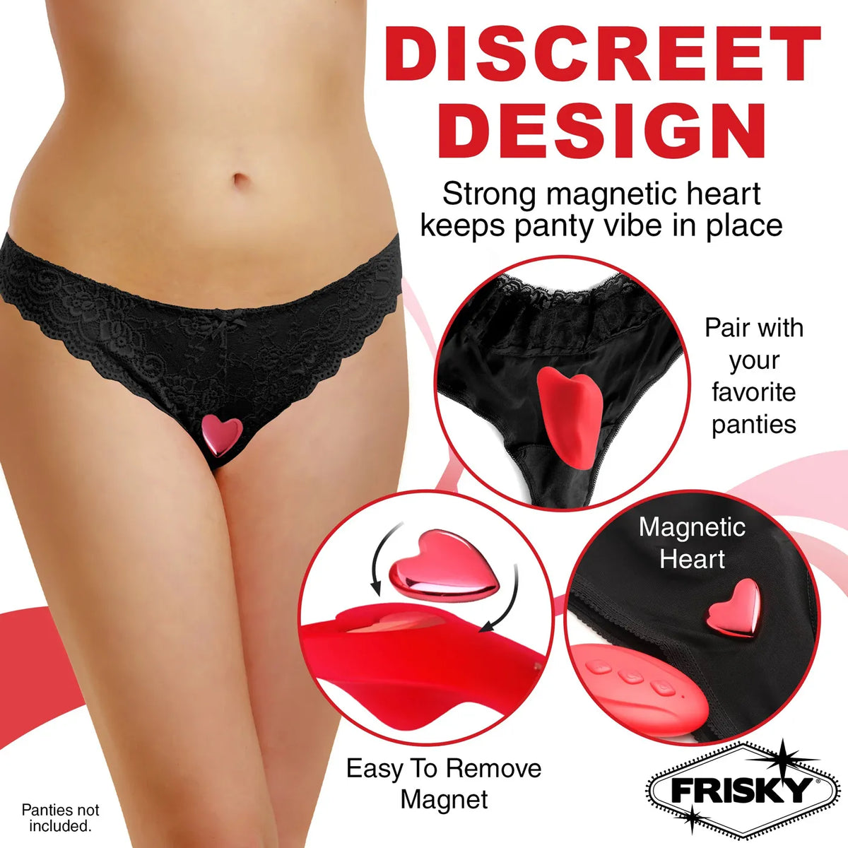 Love Connection Silicone Panty Vibe (Red) – Remote-Controlled Panty Vibrator > Sex Toys For Ladies > Panty Vibes