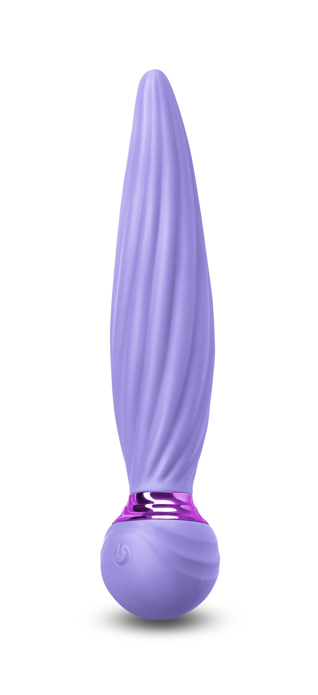 Sugar Pop Twist Purple Silicone Water Resistant Vibrator Purple > Vibrators > Standard Vibrators