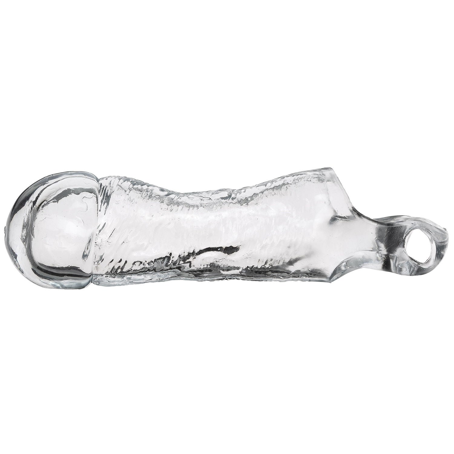 Cloud 9 Novelties Extend XL Clear Penis Sleeve 7.25 Inch with Balls Strap Sleeve > Sex Toys For Men > Penis Sleeves