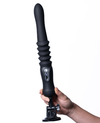 Maia Novelties Max (Black) – Rechargeable Thrusting Vibrator DONGS Thrusting