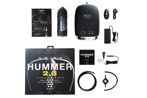 VeDO Hummer 2.0 Ultimate Hands-Free Male Masturbation Device Strokers - Auto