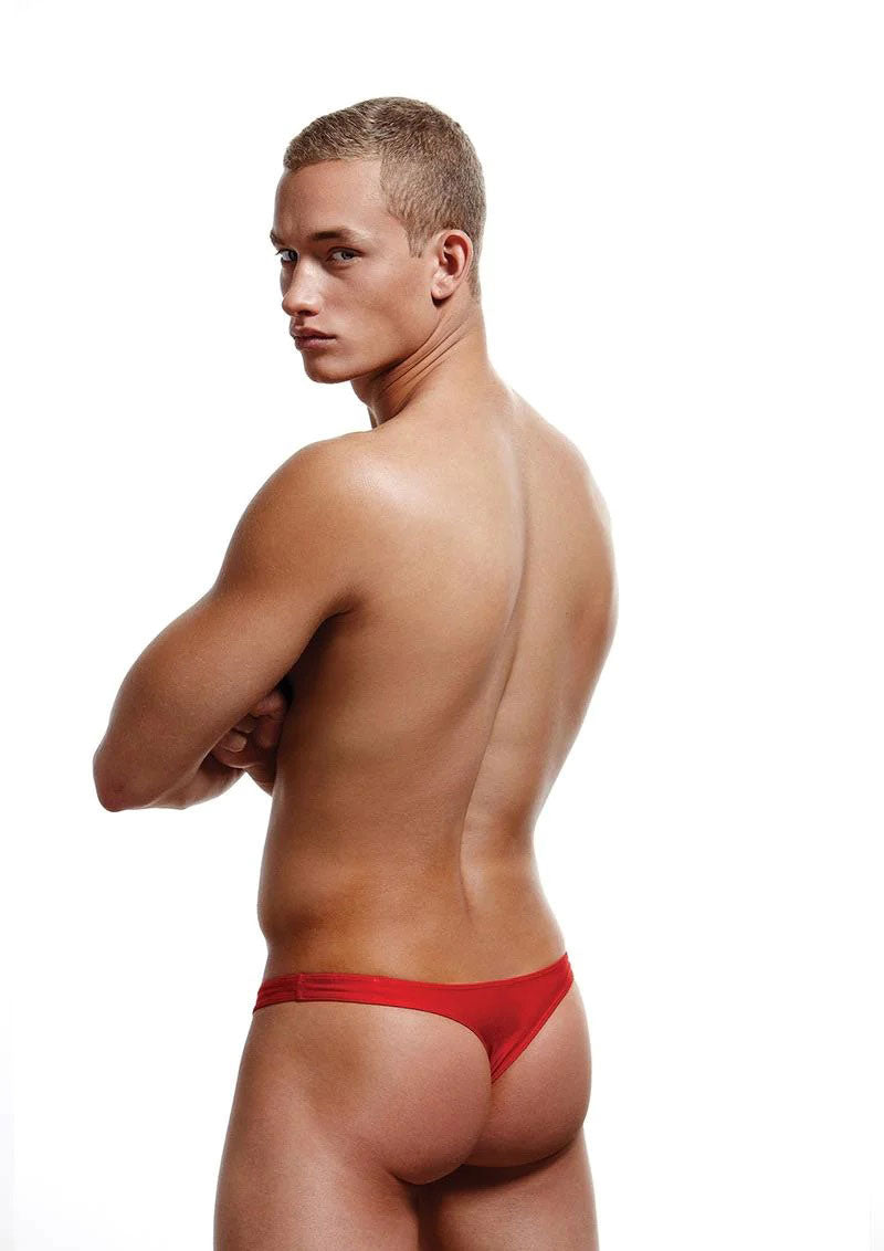 Envy Menswear Low Rise Red Thong Medium Large Mens Underwear > Clothes > Mens Thongs