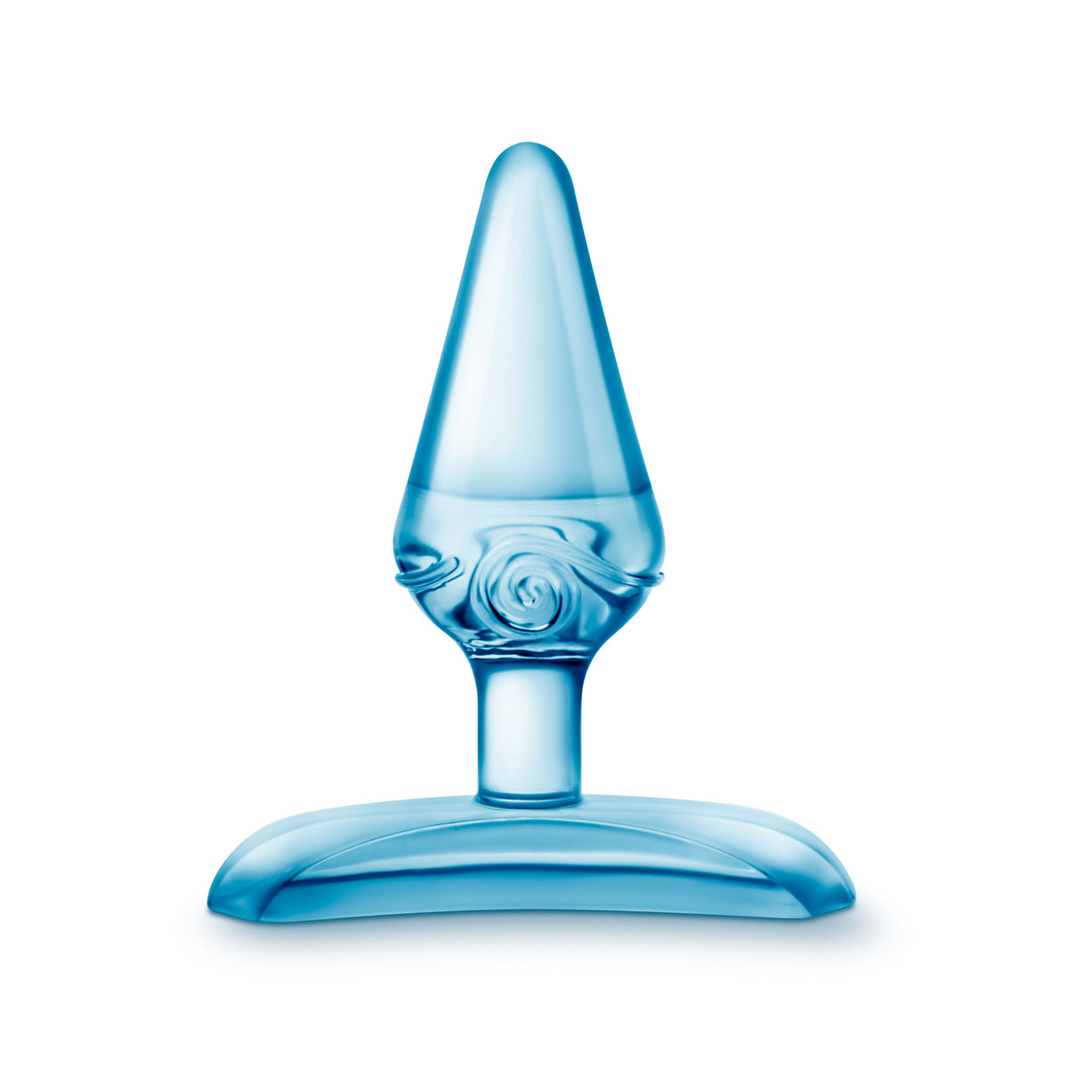 Blush Jolly Plug Blue 2.75 Inch Petite Beginner Anal Toy Comfortable Design Blue Small > Anal Range > Butt Plugs