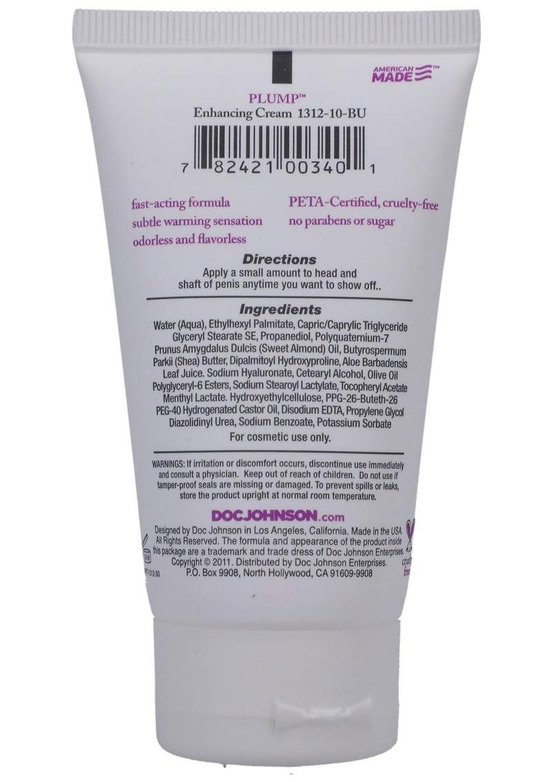 Plump Enhancing Cream for Men 56 Gram Tube – Topical Gel for Thickness and Presence > Essentials > Mens Enhancers