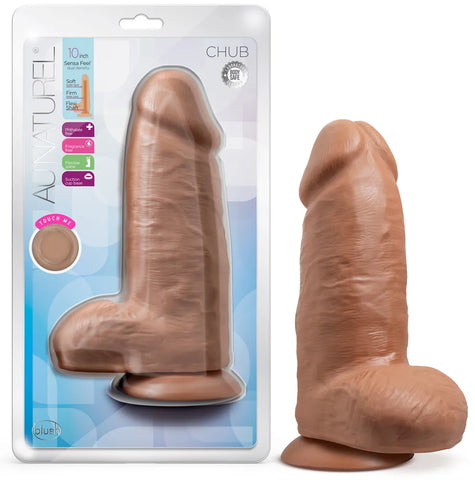 Au Naturel Chub 10 Inch – Dual Density Realistic Dildo > Dildos > Large Dildos