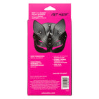 Euphoria Collection Black Cat Mask (Black) – Velvet Interior Adjustable Buckle Mask > Clothes > Costumes > Womens