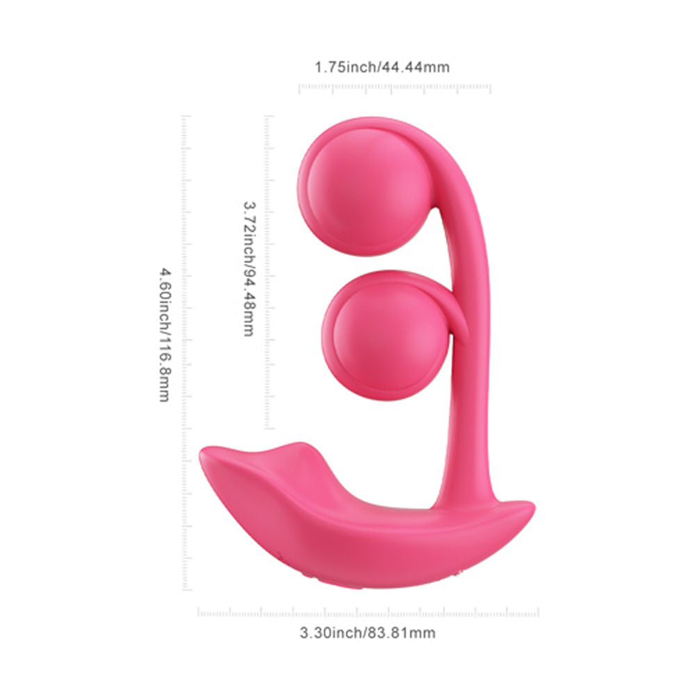 Melody Wearable Dual Vibrator Pink Silicone G-Spot Stimulator > Sex Toys For Ladies > Panty Vibes