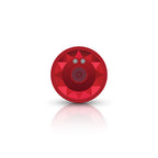 Cheeky Charms Red Vibrating Metal Butt Plug Small > Anal Range > Vibrating Butt Plugs