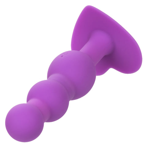 First Time Vibraing Beaded Probe Butt Plugs