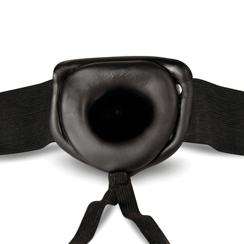 Dr. Skin Hollow Strap On 6 Inch Black Black STRAP-ONS