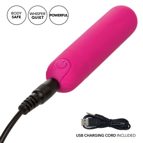 Rechargeable Hideaway Bullet Vibrator in Blue for Travel Fun BULLETS