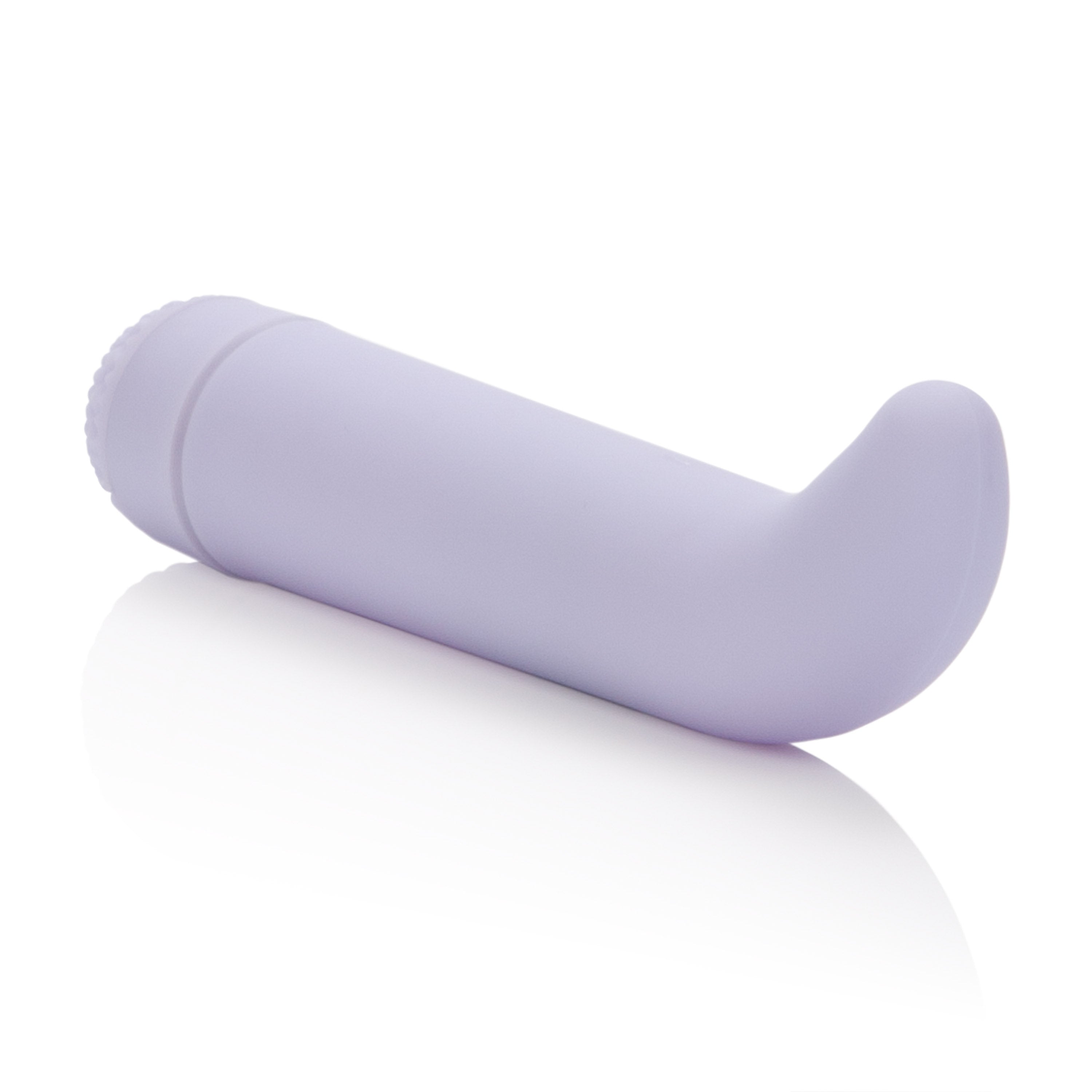 First Time Mini-G Purple 4.5 Inch Multi-Speed G-Spot Vibrator with Curved Tip and Waterproof Design BULLETS