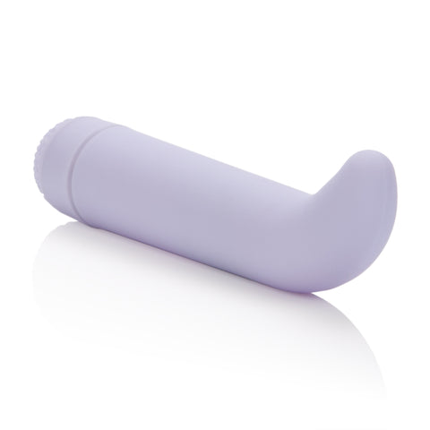 First Time Mini-G Purple 4.5 Inch Multi-Speed G-Spot Vibrator with Curved Tip and Waterproof Design BULLETS