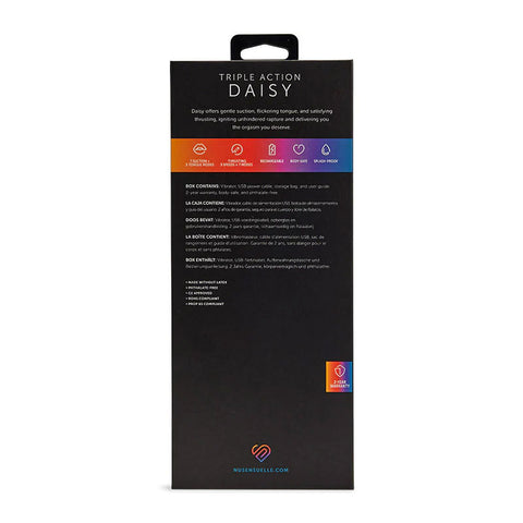 Nu Sensuelle Triple Action Daisy (Electric Blue) – Electric Thrusting Vibrator Vibrators