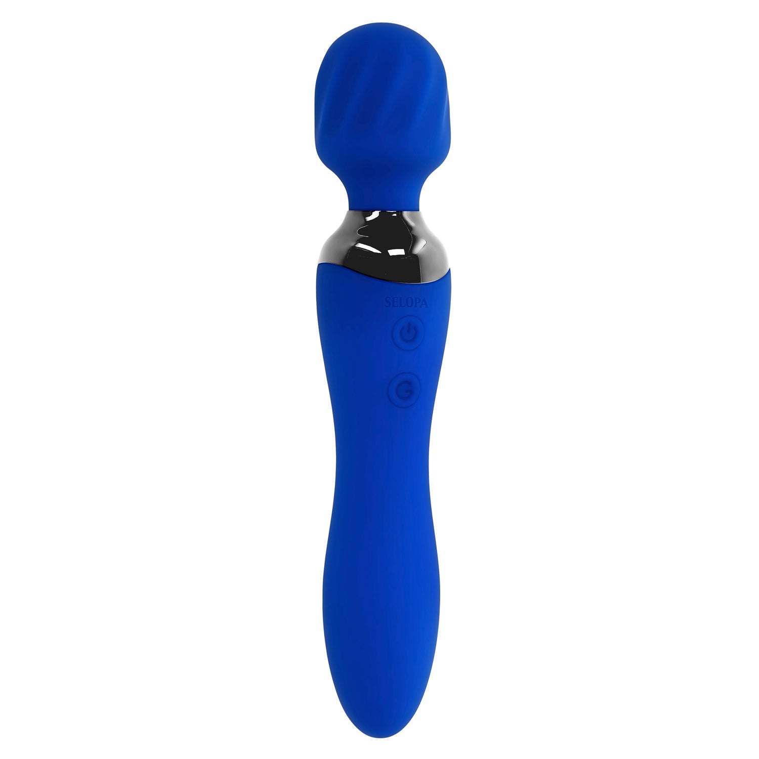 Blue Belle Double-Ended Vibrator with 7 Speeds USB Rechargeable Vibrators
