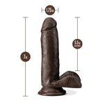 Dr. Skin Plus 7 Inch Posable Dildo with Balls > Dildos > Realistic Dildos