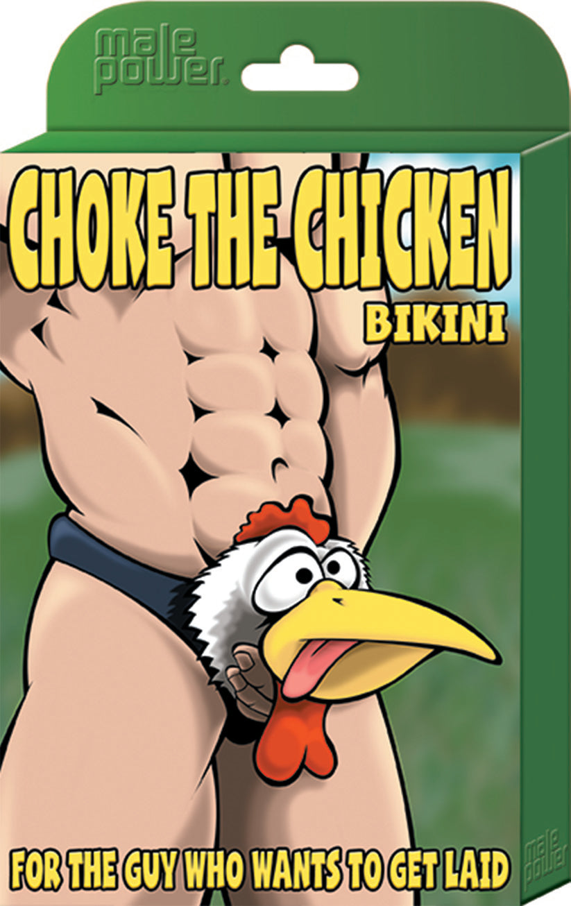 Choke the Chicken Novelty Underwear – Men's Cotton Briefs with Graphic Print Black One Size > Novelties > Gag Gifts