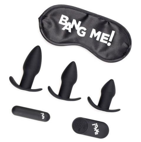 Bang Backdoor Adventure Kit (Black) – Wireless Vibrating Butt Plugs > Anal Range > Butt Plug Kits