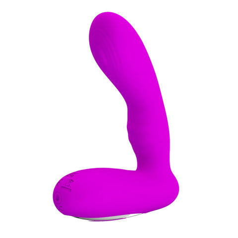 Pretty Love Piper Purple Double-Side Pulsation Prostate Vibrator Prostate Tools