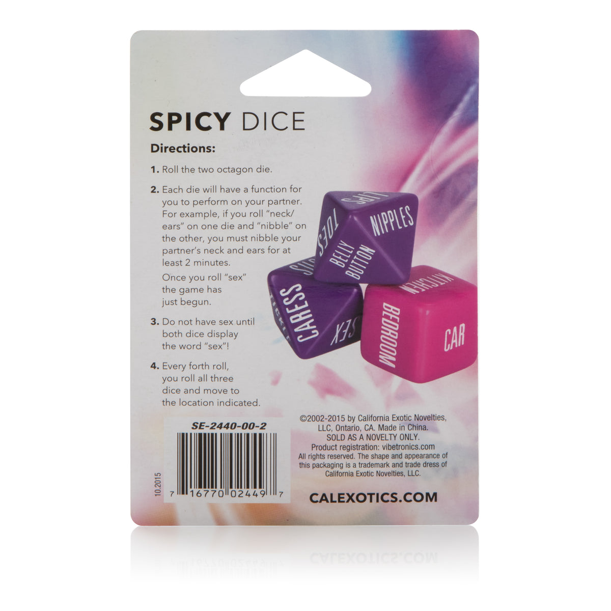 Spicy Dice – Couples Game > Novelties > Games