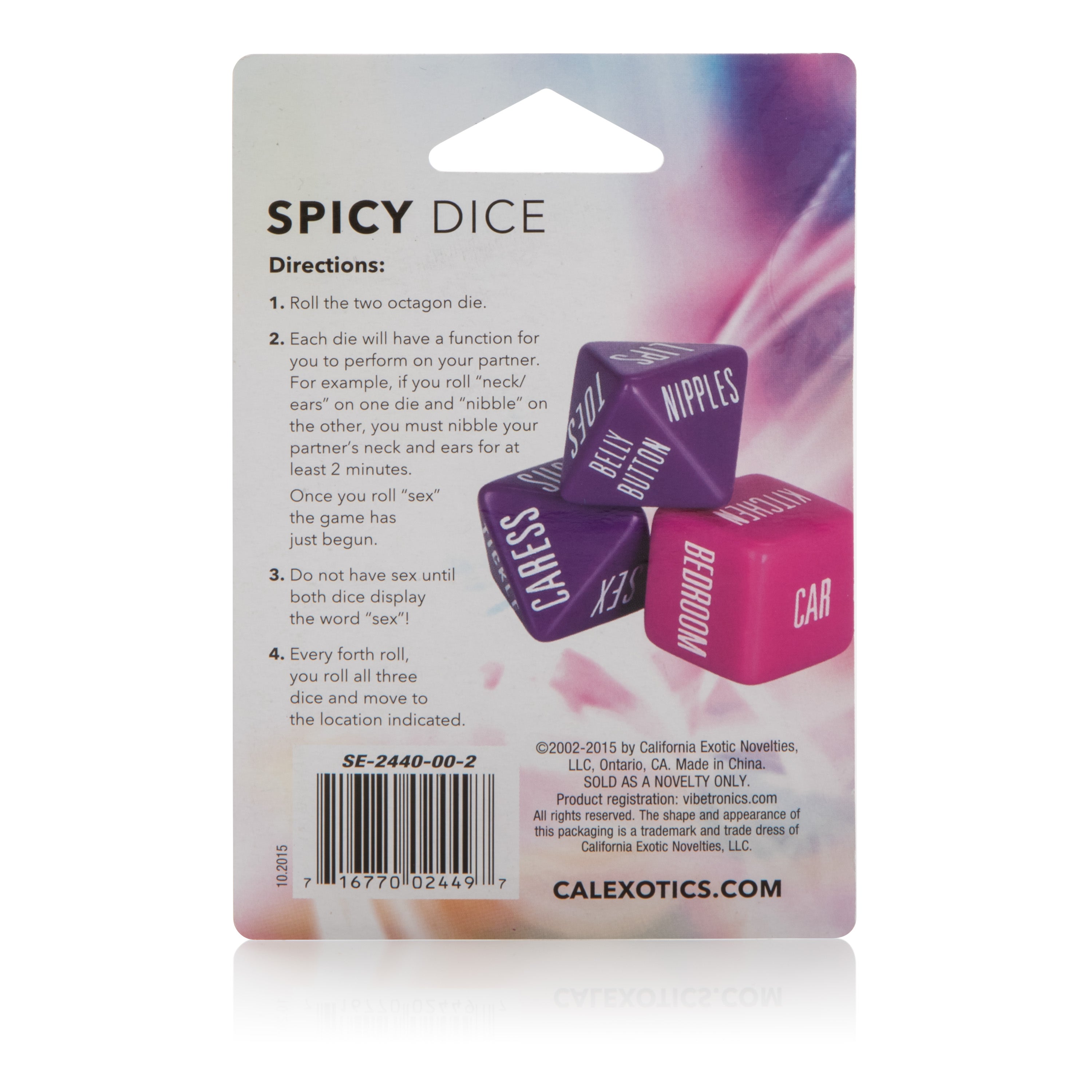 Spicy Dice – Couples Game > Novelties > Games