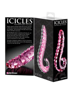 Icicles Pink Glass Massager Handcrafted Luxurious Glass Toy > Glass > Toys