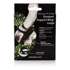 Silicone Adjustable Tri-Snap Scrotum Support Ring Large – Comfortable Silicone Support Ring > Cock Ring > Adjustable
