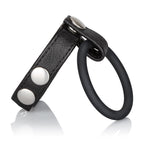 Medium Adjustable Leather Ball Spreader with Comfort Fit Strap Black > Clothes > Mens Leather